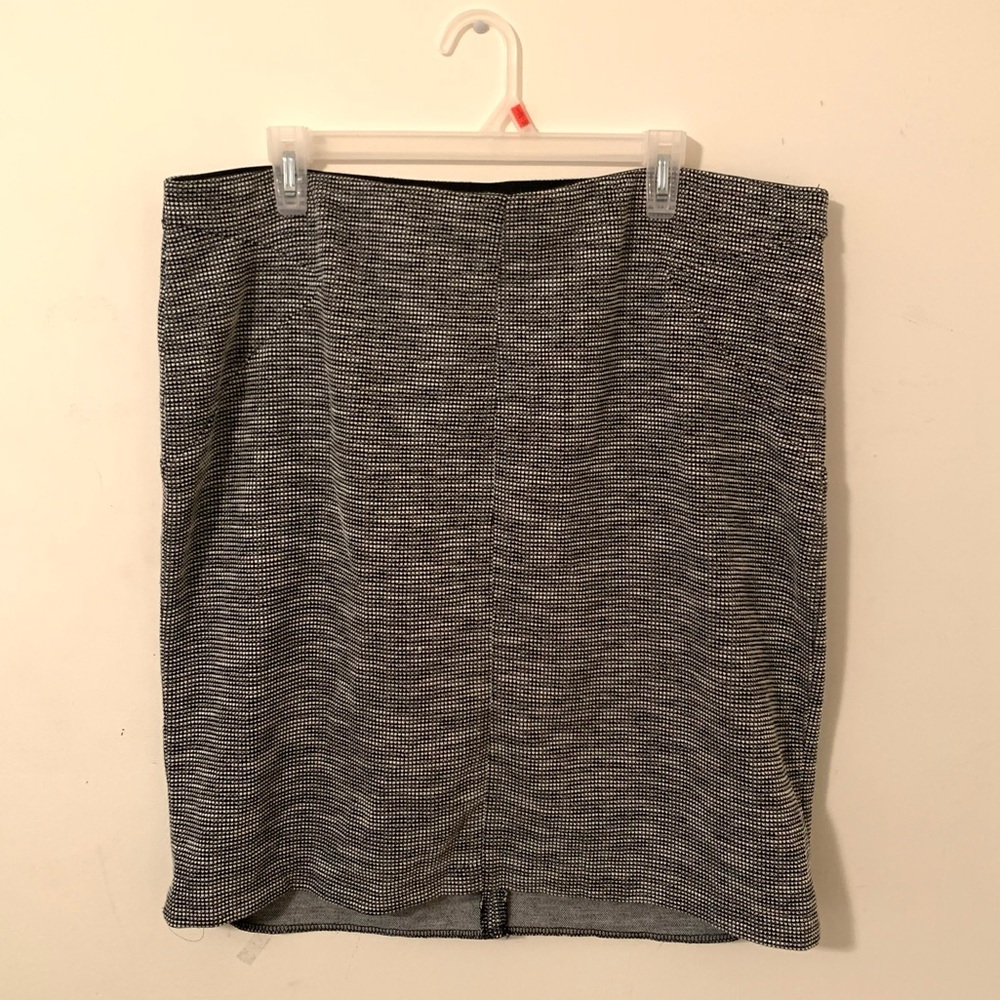 Grey Pencil Skirt